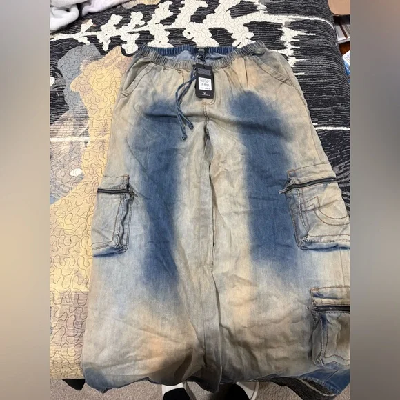 True Religion Jessie super Baggie cargo pants size 30 - Picture 2 of 10